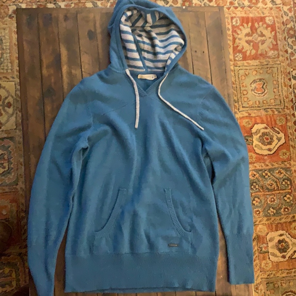 SmartWool Hooded Sweater; Dark Teal, XL Great Condition with minimal wear.